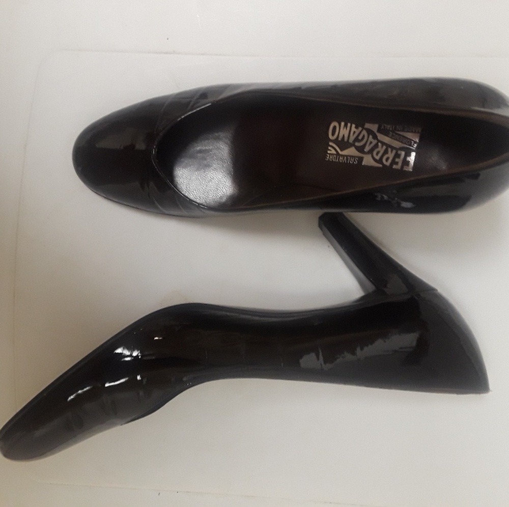 Salvatore Ferragamo New Patent Leather Pumps
